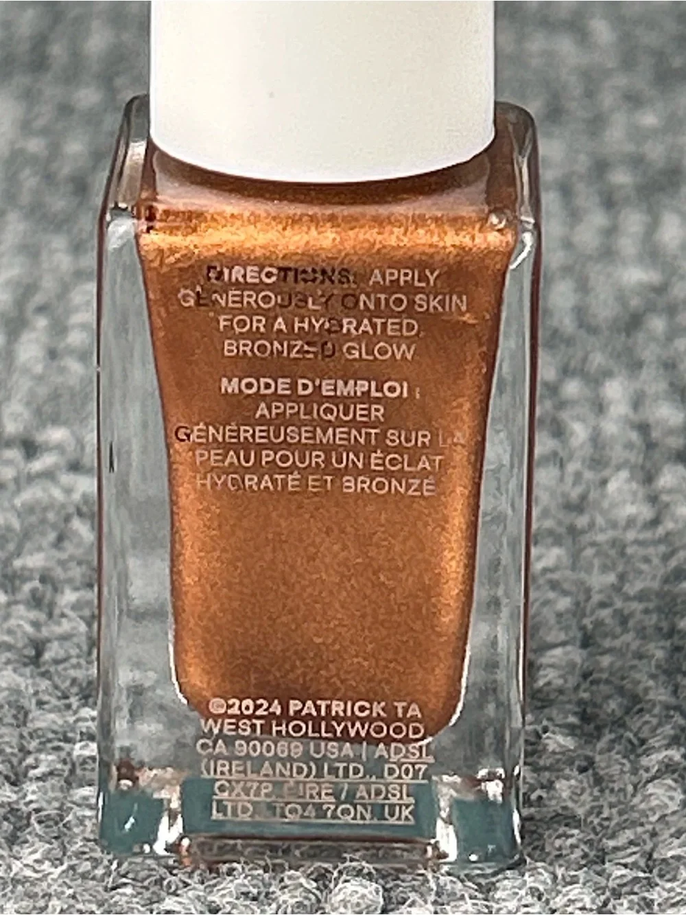 Patrick Ta Major Glow Luminous Bronzing Body Oil 0.33 Oz 10 mL Travel Size NWOB